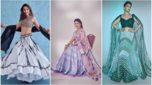 From pastel to metallic: 5 times Madhuri Dixit looked majestic in stunning lehengas