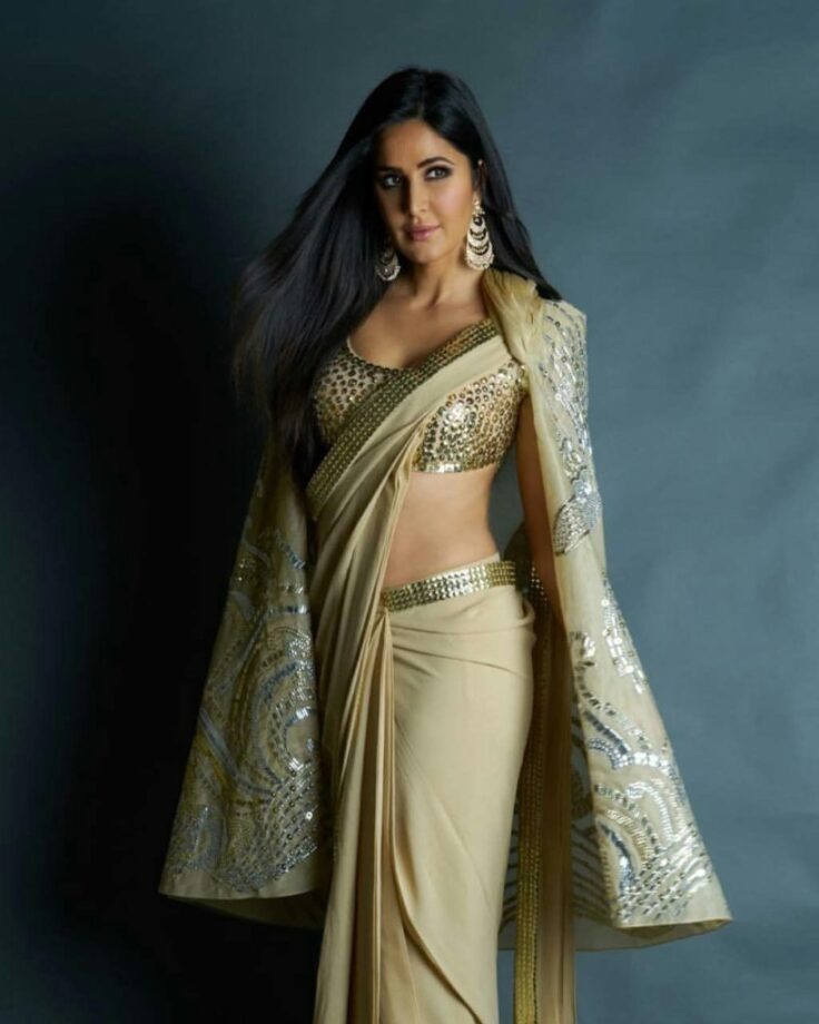 From Shilpa Shetty, Katrina Kaif, And Deepika Padukone: Bollywood Celebs Who Wore The Most Beautiful Sarees That Came With A Whopping Price Tag - 1