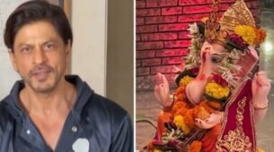 Ganpati Bappa Maurya: Shah Rukh Khan bids adieu to Ganesh Ji, shares photo from festivities at home