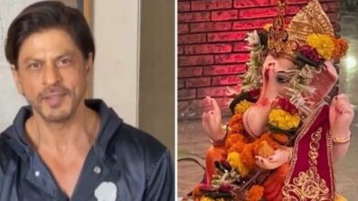 Ganpati Bappa Maurya: Shah Rukh Khan bids adieu to Ganesh Ji, shares photo from festivities at home