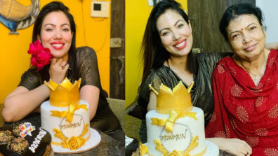 Happy Birthday Gorgeous: Munmun Dutta celebrates her special day in style, shares photo with her family flaunting her yummy cake