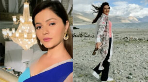 Haye Garmi: Bigg Boss 14 winner Rubina Dilaik flaunts her curvaceous midriff in royal-blue saree, Jasmin Bhasin is busy satiating her quench for wanderlust