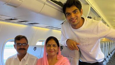 Heartwarming Photo: Neeraj Chopra relishes a ‘dream come true’ moment, takes his parents on their first flight journey