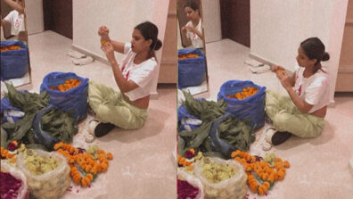 ‘Hot babe’ Nia Sharma gets playful with beautiful flowers, are any of you lucky enough to get it?