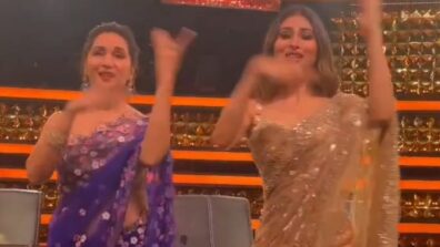 Hum Aapke Hai Kaun 2.0: Madhuri Dixit and Mouni Roy do a special hot dance together in saree, fans in awe of their beauty