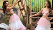 I am a Barbie girl in my Barbie world: Sriti Jha does a ramp walk in Princess gown flaunting her midriff, fans love it