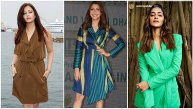 In love with high-chic printed wrap outfits? Aishwarya Rai, Anushka Sharma and Ananya Panday are the vogue Goddesses you need to follow