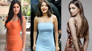 In love with stylish high-chic bodycon dresses? Katrina Kaif, Anushka Sharma and Deepika Padukone are your vogue queens