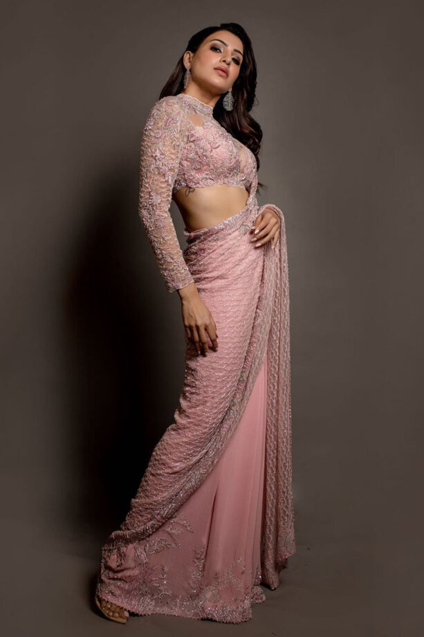 In The World Full Of Glam And Glitz, Samantha Akkineni Donned Various Beautiful Sarees And Slayed Every Look, Click To See Pics - 0