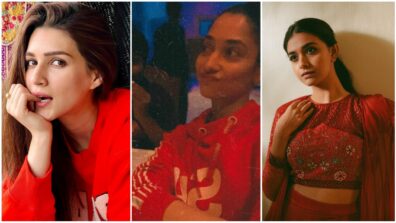 It’s Burning Hot: Kriti Sanon, Tamannaah Bhatia and Keerthy Suresh’s most sensuous ‘spicy red hot’ casual avatars that we loved