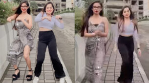 Jaanu Baby: Anushka Sen and Jannat Zubair Rahmani caught on camera doing a hot dance in public, fans feel the heat