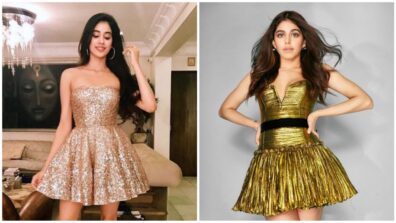 Janhvi Kapoor VS Alaya F: Which Diva Kept Things Sizzling In Glittery Gold Outfit?