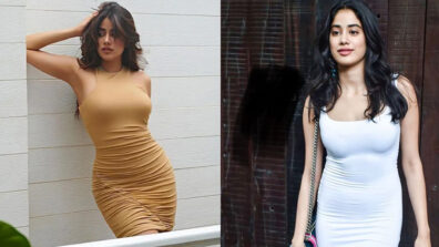 Janhvi Kapoor’s hottest bodycon dress collection flaunting her curvaceous body that are ‘fitness goals’