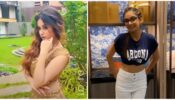 Jannat Zubair in her desi tadka or Anushka Sen in shorts, who do you think has aced the fashion game? Fan Battle