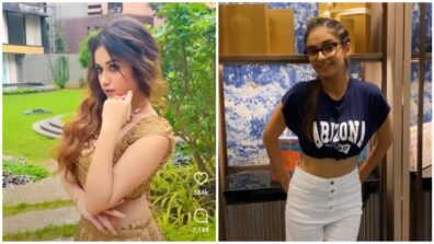 Jannat Zubair in her desi tadka or Anushka Sen in shorts, who do you think has aced the fashion game? Fan Battle