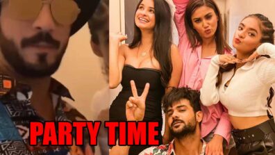 Khatron Ke Khiladi 11: Shweta Tiwari, Varun Sood, Vishal Aditya Singh, Anushka Sen and Aastha Gill party hard at Arjun Bijlani’s residence, watch videos