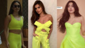 Kiara Advani, Tara Sutaria and Janhvi Kapoor dazzle in sensuous neon green outfits, fans in love