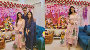 KKK 11 diva Anushka Sen celebrates Ganesh Chaturthi festival with family, shares special photo for her fans