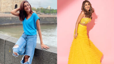 KKK 11 Hot Babes: Sana Makbul flaunts her sun-kissed glow in ripped denim swag, Nikki Tamboli dazzles bright in yellow like a queen