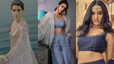 Kriti Sanon, Keerthy Suresh and Shraddha Kapoor are here to weave magic with their charisma in stylish Indo-Western ethnic avatars, check ASAP