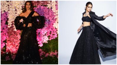 Kriti Sanon VS Pooja Hegde: Which Bollywood fashionista looks dazzled in a black lehenga?