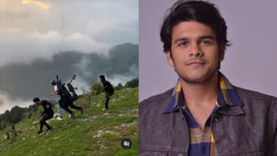 Life Goals: TMKOC actor Bhavya Gandhi aka Tapu does paragliding, check out the majestic view from the sky ASAP