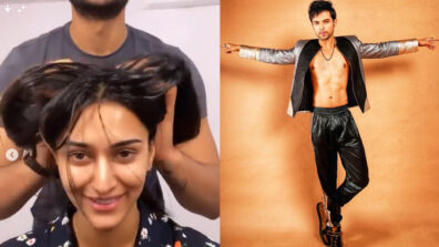 Maalish tel maalish: Erica Fernandes enjoys nice and cool hair massage, Parth Samthaan says, ‘scary enough to be a carecrow?’