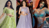 Madhuri Dixit, Shraddha Kapoor and Janhvi Kapoor are elegance and royalty personified in Indo-Western lehenga avatars, come fall in love