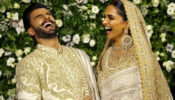 Major Throwback: When Ranveer Singh and Deepika Padukone looked like a dream twinning in off-white ethnic outfits at their reception party