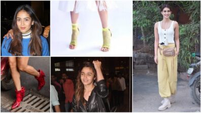 Mira Rajput, Kriti Sanon, and more: Bollywood beauties who are high on boots