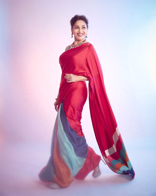 Modern To Ethnic: Timeless Beauty Madhuri Dixit’s Saree Collection Is Flamboyant - 1