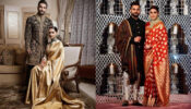 Most Popular B-Town Couple Challenge: Deepika Padukone-Ranveer Singh Vs Anushka Sharma-Virat Kohli, which couple slays the royal photoshoot vibe best? (Fan Battle)