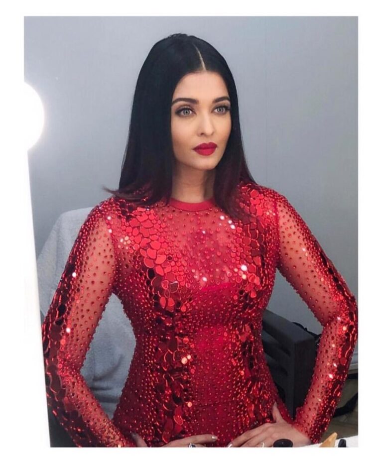 Oh So Hot: Aishwarya Bachchan Is A Vision To Behold In Her Red Majestic Flawless Gown, View Pics To Bless Your Eyes - 2