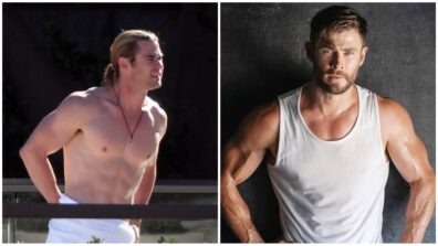 Oh so hot: Chris Hemsworth is in a showiness mood & fans are sweating