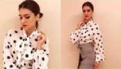 Oh so pretty! Kriti Sanon is a vision to behold in polka dots