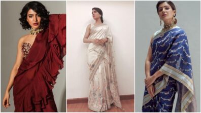 Oh So Pretty She Looks! When Samantha Akkineni Painted The Gram In Beautiful Saree Colours