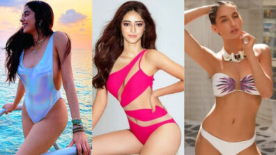 Oh So Sensuous: Janhvi Kapoor, Ananya Panday and Nora Fatehi burn the oomph game with perfection in swim wears, you will love it