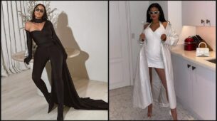 Oh So Sensuous: Kylie Jenner and Kim Kardashian slay the oomph game in black and white, fans sweat
