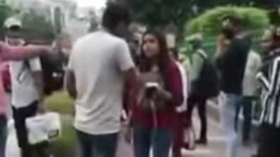 OMG! A Girl Slaps Random Guy On Road After Quarrel Over Prank, He Slaps Her Back, Watch The Viral Video