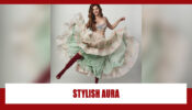 OMG! Rubina Dilaik is stabbing hearts in embellished two-piece with long red boots