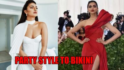 Party Style to Bikini: Priyanka Chopra and Deepika Padukone has got everything to suit your blue mood