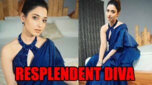 Photo Dump: Tamannaah Bhatia looks like a resplendent diva in gorgeous blue sequin saree, fans can’t stop crushing