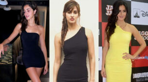 [Photos] Ananya Panday, Disha Patani and Katrina Kaif raise the oomph quotient with perfection in sensuous one-shoulder mini dresses, fans love it
