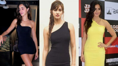 [Photos] Ananya Panday, Disha Patani and Katrina Kaif raise the oomph quotient with perfection in sensuous one-shoulder mini dresses, fans love it