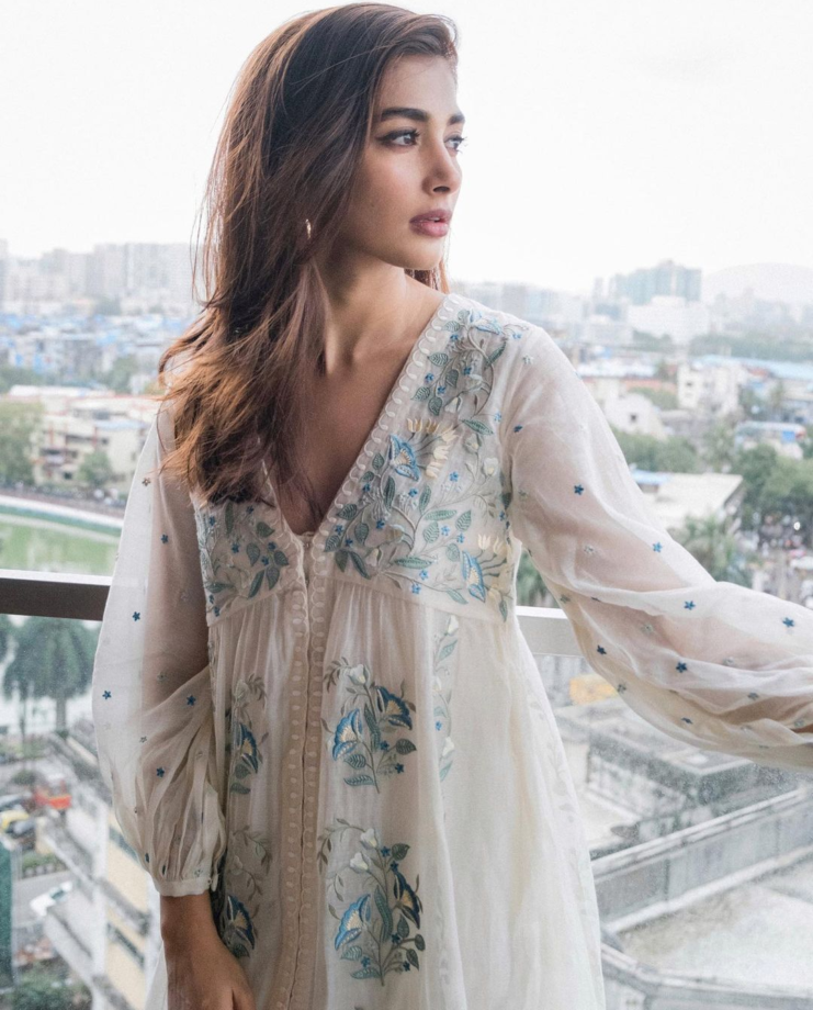 Pooja Hegde Clocks A Big Milestone On Instagram; Slips Into A Perfect White Dress - 1