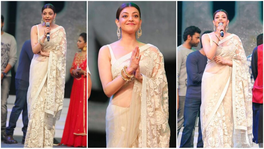 Pooja Hegde Vs Kajal Aggarwal: Which Diva Dazzles In Sleeveless Hot Saree? - 1