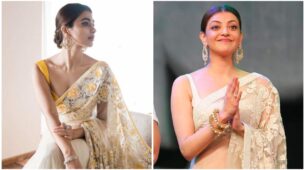 Pooja Hegde Vs Kajal Aggarwal: Which Diva Dazzles In Sleeveless Hot Saree?