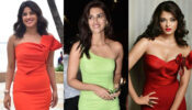 Priyanka Chopra, Kriti Sanon and Aishwarya Rai are resplendent beauties in one-shoulder high-chic outfits, fans sweat