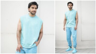 Quirky Fashion! Ranveer Singh Donned An All-Blue Ensemble From Tees To Shoes That No One Can Match; See Pics