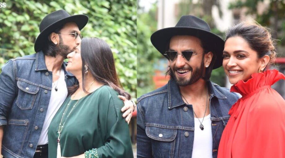 Ranveer Singh spotted spending precious time with his Mommy Jaan Anju Bhavnani at her Birthday Bash, view viral pics - 0